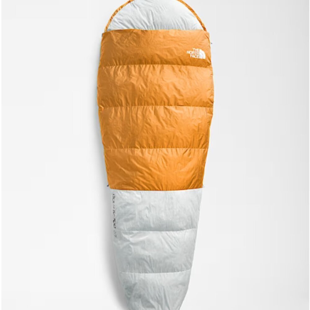 The North Face Gold Kazoo Sleeping Bag Wick Grey NWT 35 Degree 700 Fill Down